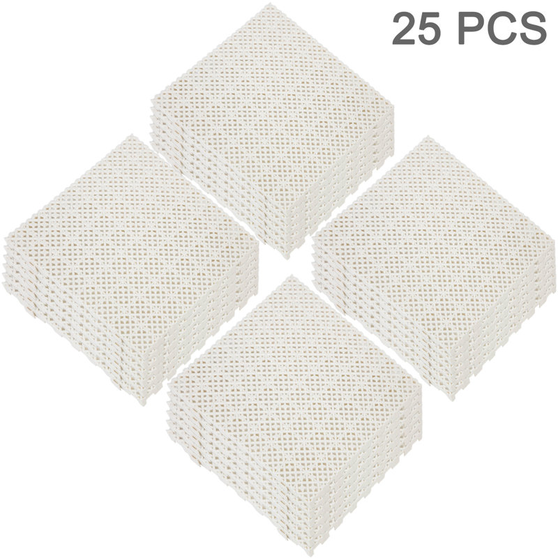 Carreau de terrasse emboîtable en plastique 12 po x 12 po, Blanc