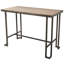 Table de comptoir industrielle avec structure en métal robuste-197323512