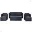 Ensemble de conversation modulaire en osier pour l'extérieur 6 pièces-492168653