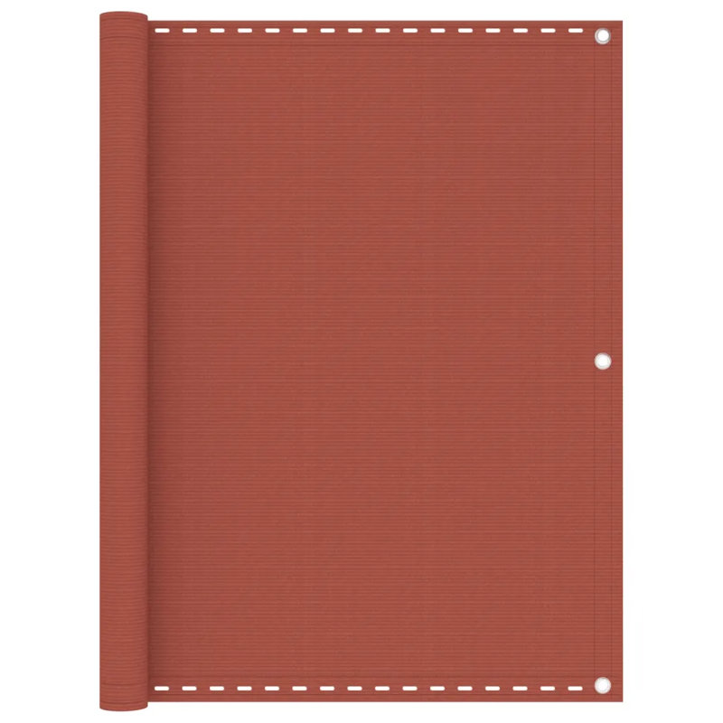 Chauvigny Terracotta Plastic Yard/Privacy Fence, Terracotta