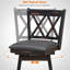 Dutil Swivel Counter Stool with Solid Wood Frame-1032228561-1032228560
