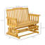 Banc oscillant et oscillant pour 2 personnes Outsunny