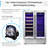HAVATO Dual Zone 23.4 " Built-In and Freestanding 39 Bottle Wine & Beverage Refrigerator