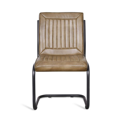 Auterson 18.9 cm H Upholstered Leather Accent