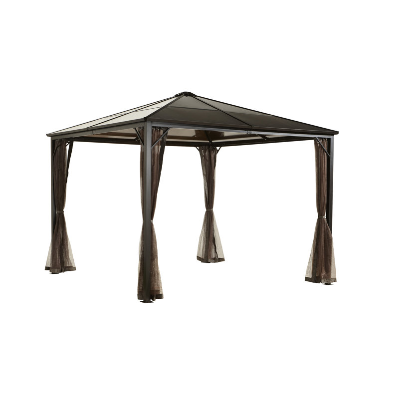 Sumatra Promo 10 Ft. W x 10 Ft. D Metal Patio Gazebo
