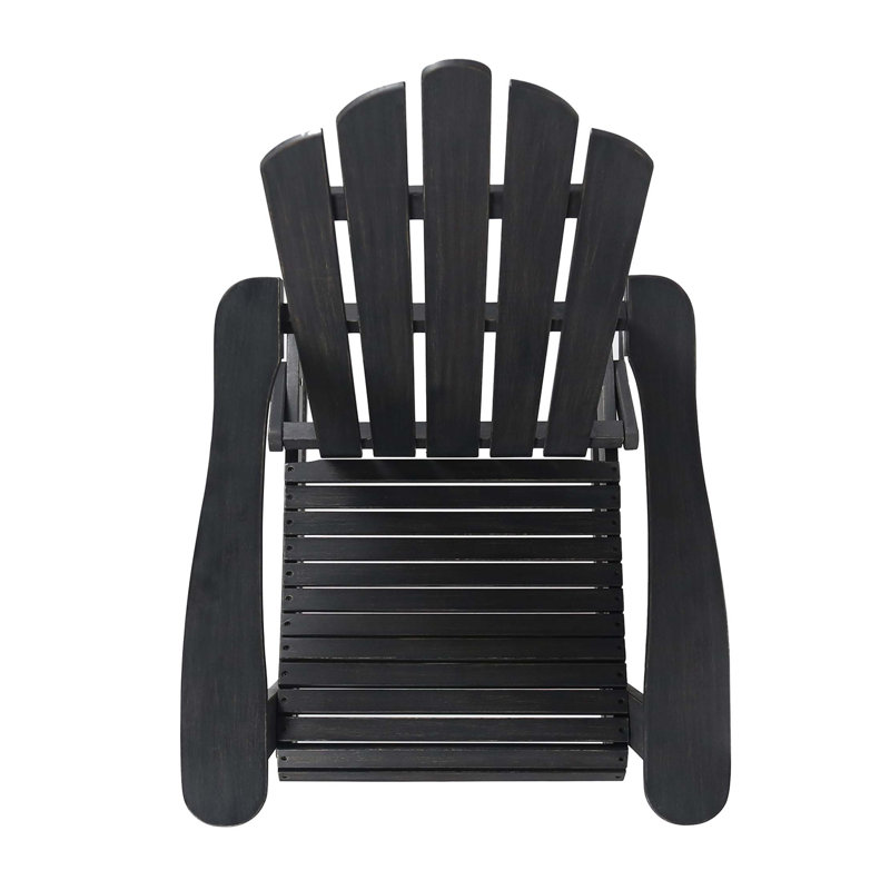 Chaise berçante Hollywood Adirondack, Gris foncé