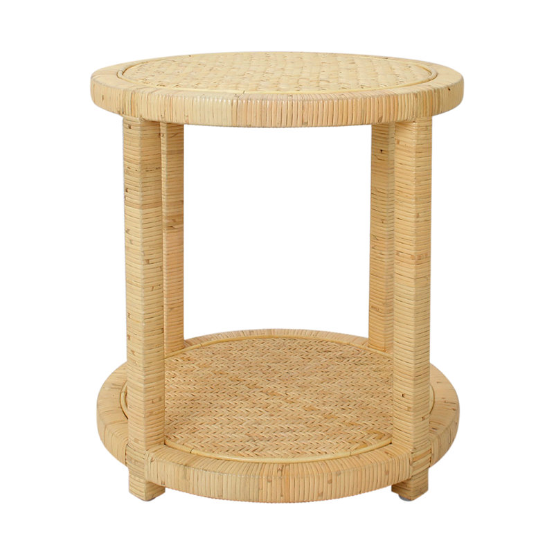 Table de bout en rotin tissé Cheltenham