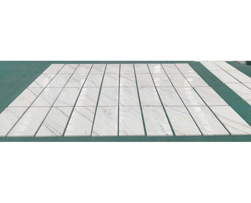 Carreau de marbre naturel poli 12 po x 24 po pour mur et plancher, 1 boîte 4 pièces
