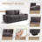 Ebern Designs Judeth Square Arm Modular Sofa-988554794-988300138