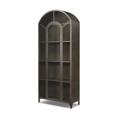 Otwell Leather Cabinet