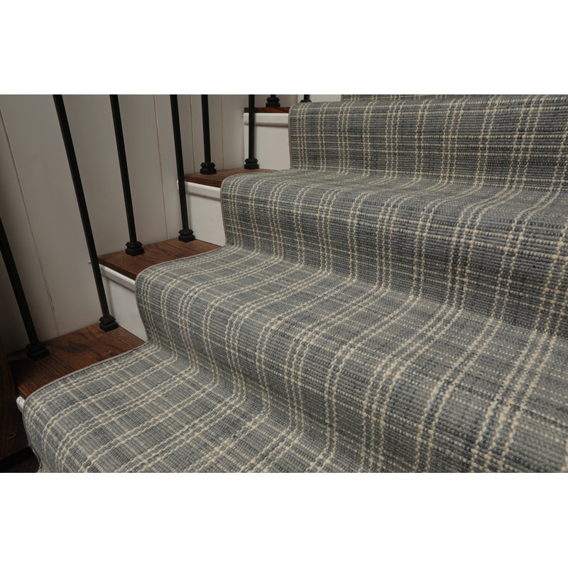 Tapis en laine fait à la main sur mesure, Tapis de couloir 2 pi 7 po x 32 pi