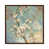 Toile avec cadre en bois brun classique