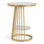 Table d'appoint ronde en acier 17,75 po Demick-71598938