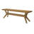 Muhsina Cross Leg Dining Room Bench (60in / 1520mm)-2005366700