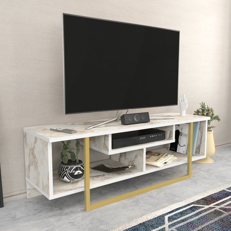 Manderella TV Stand for TVs up to 50", Ephesus / Gold
