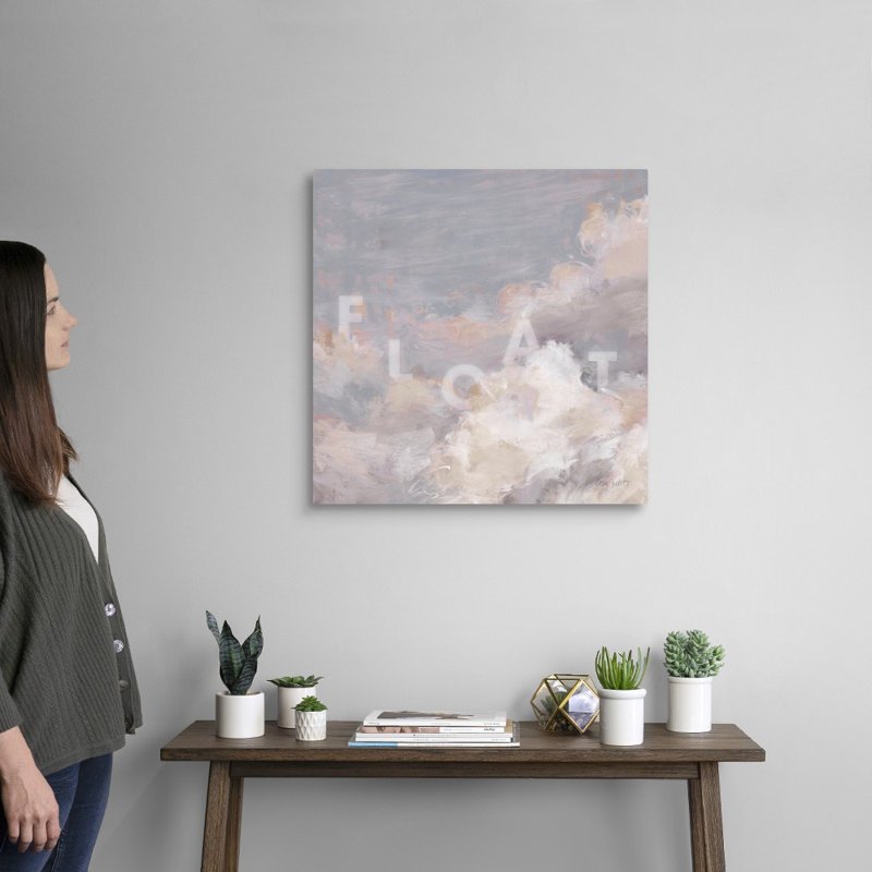 «Daydream Neutral 05» par Lisa Audit - reproduction d'art, Toile tendue, H 24 po x l 24 po x P 1,25 po