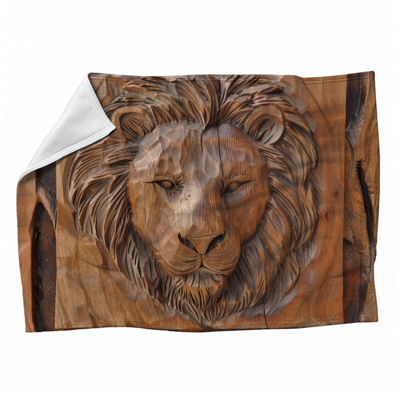 Jeté en peluche floral tendance, L 50 po x L 60 po