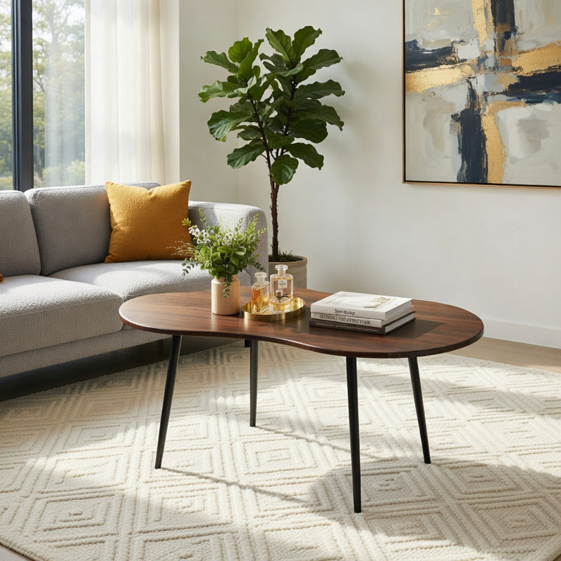 Table basse Hommoo Cloud, Noyer