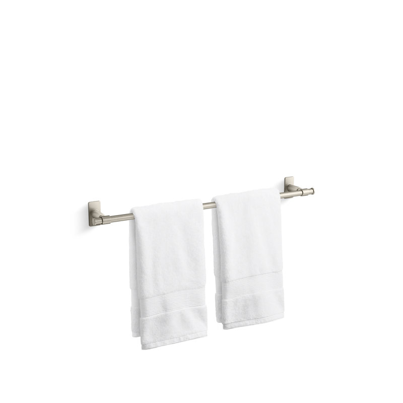 Castia by Studio McGee Towel Bar, 2.5" H x 18" W x 3.25" D, Vibrant Brushed Nickel