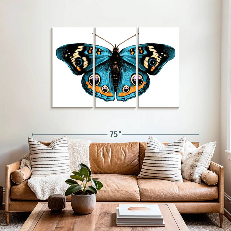Brampt Butterfly Symmetry, 36" H x 57" W
