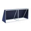 Auvent de porte bleu en polyester l 6,76 pi x P 2,95 pi