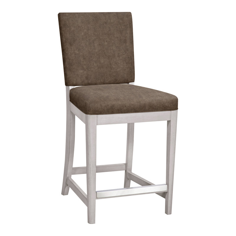 Tabouret de comptoir 42 po Vanguard, Terre Nadia, Gris colombe