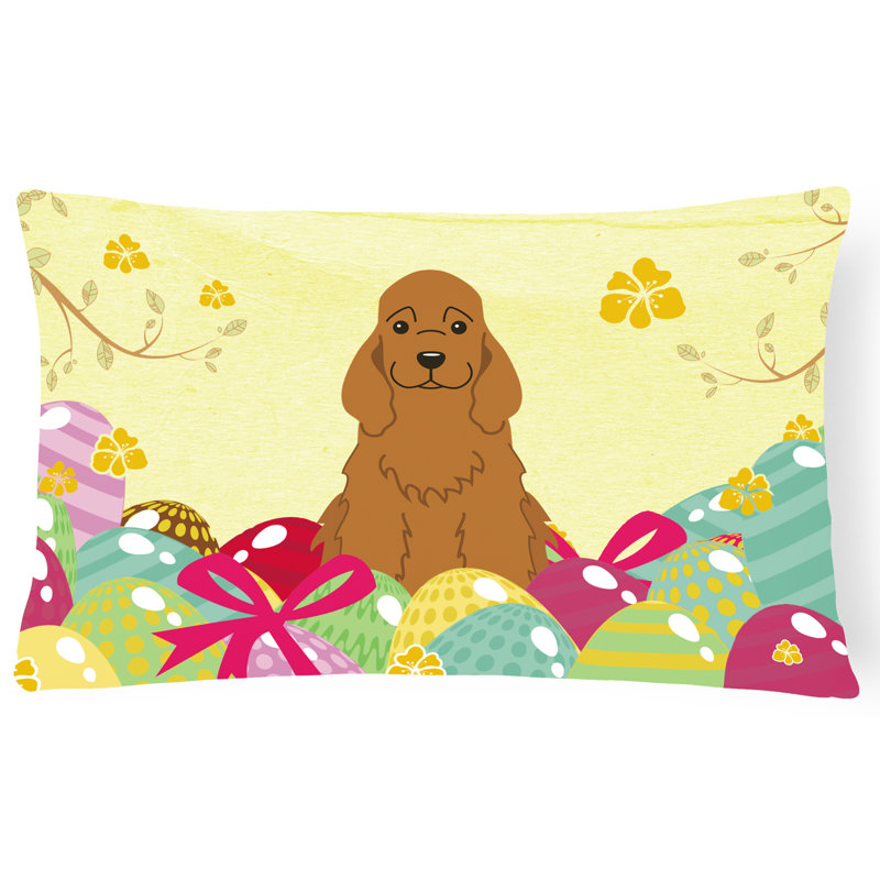 Coussin lombaire épagneul de l’oeuf de pâques, Brun