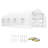 20' X 10' X 7' Tunnel Greenhouse Large Walk-In Warm House, Roll Up Door-123626668-123626667