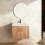 Meuble-lavabo moderne flottant avec rangement spacieux et portes à fermeture silencieuse-2065544619