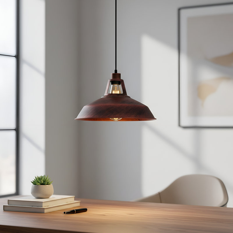 Rosado 1 - Light Pendant, Rustic Red