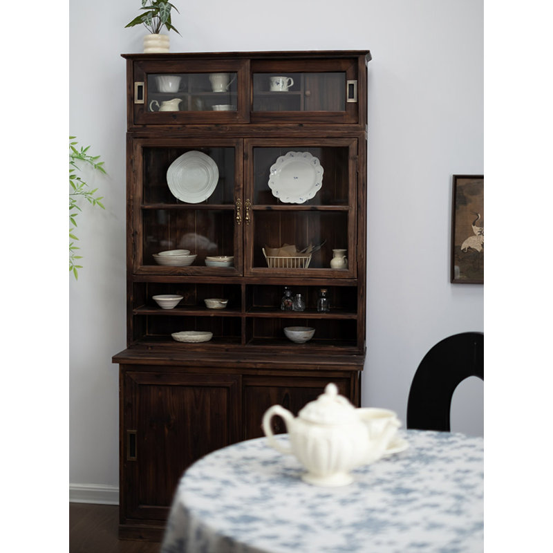 36.6-inch Solid Chinese Fir Standard Pantry Cabinet