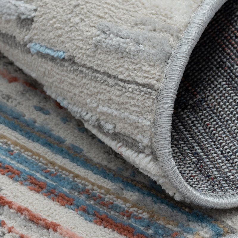 Camila cream Rug, Round 120cm
