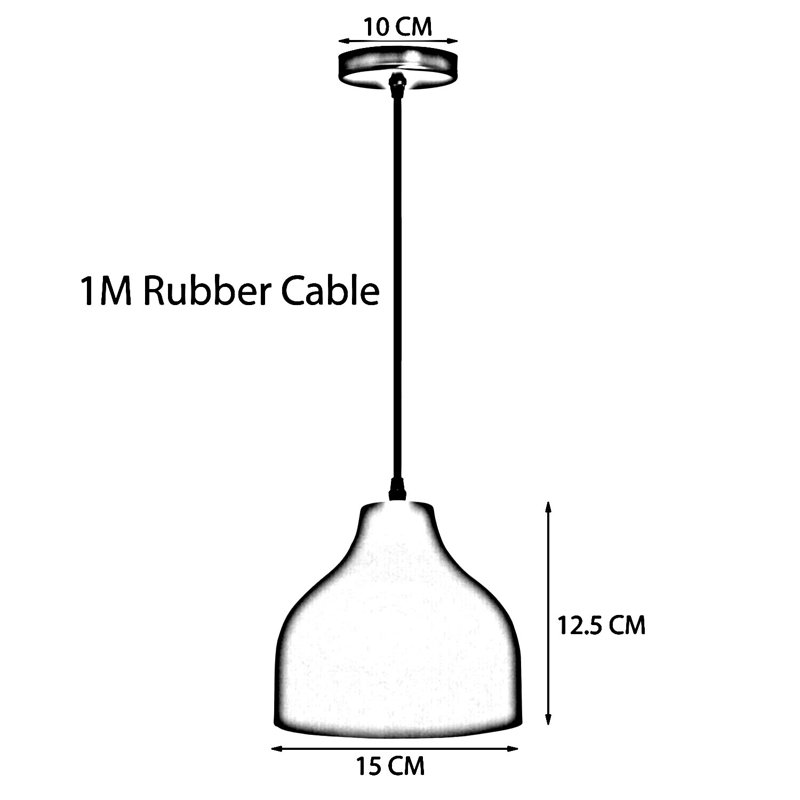 Haninerm 1 - Light Dome Pendant, Pink