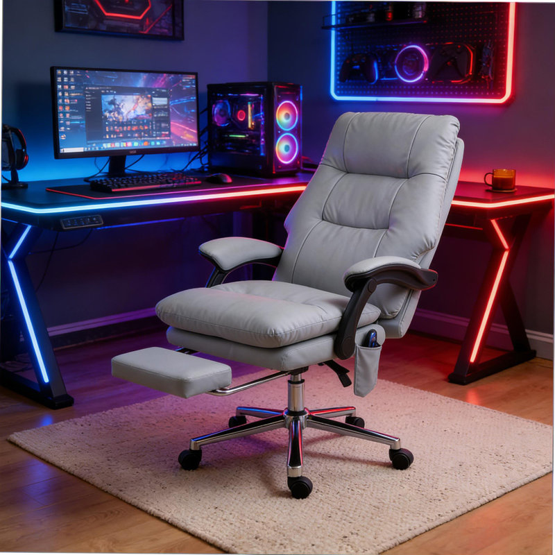Chaise de bureau moderne, chaise de bureau ergonomique, chaise de bureau de direction, chaise de bureau de massage (comprend uniquement une chaise de bureau)