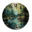 Horloge murale en bois massif Makailey-1090178980