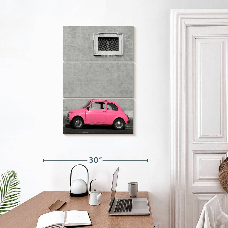 Voiture rétro Mehar Girly, H 32 po x l 20 po