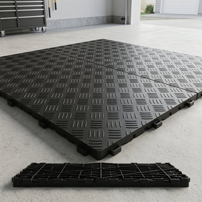 20 Pcs 0.78" Thick Gym Floor Mats,15.7"x15.7"rubber Tiles