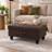 Beitz Vegan Leather Soft Close Storage Ottoman, Multifunctional Footrest with Hidden Storage-1848026190