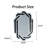 Decorative Mirror for Wall Modern Bathroom Wall Mirror, Luxury Vanity Mirror, Crystal Crush Diamond Mirror for Living Room,Bedroom,Entryway