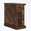 Table de bout étroite avec tiroir et armoire