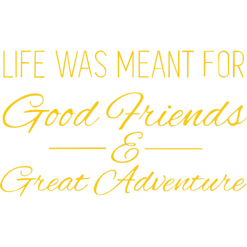 Wall Decal, Large, Dark Yellow