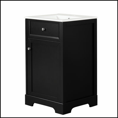 20-Inch Modern Bathroom Vanity With Sink, Soft-Closing Door, And Ample Storage For Compact Spaces