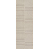 Koukila Linen Striped Area Rug in Beige