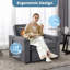 Fauteuil-lit convertible 3-en-1 avec massage et chaleur-662037049