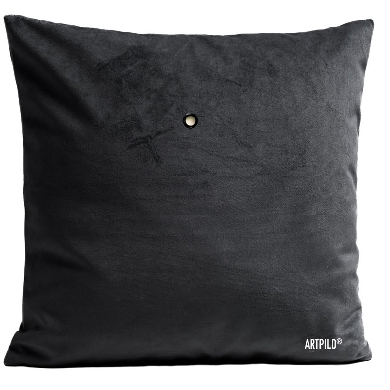 Kayley Square Cushion, Slate Grey