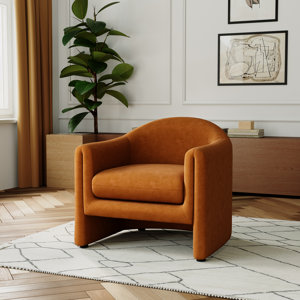 Esly 32" Upholstered Modern-style Barrel Accent Chair