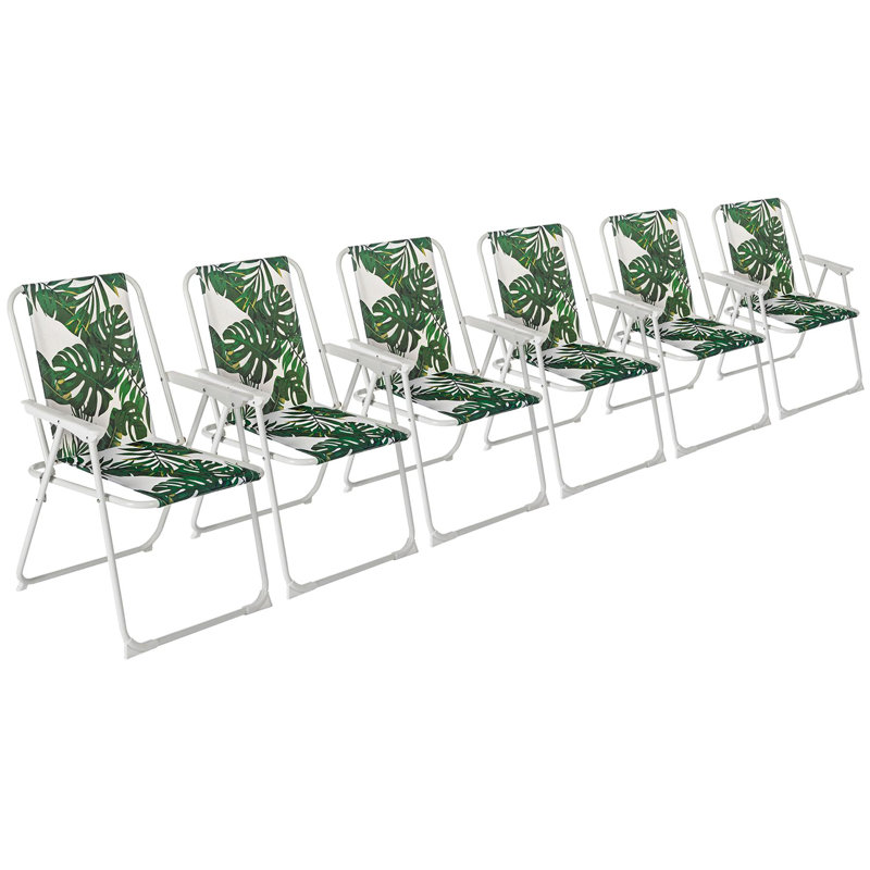 Harbour Housewares - Folding Metal Beach Chairs