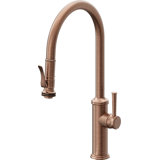 Davoli Pull-Down Kitchen Faucet with Squeeze Sprayer - High Arc Spout
