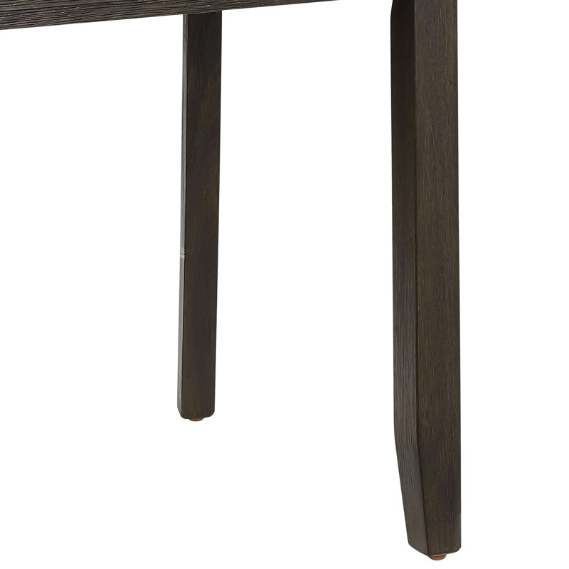 Chaises d'appoint à dossier en noyer vieilli