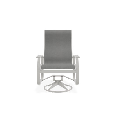 Chaise berçante pivotante en aluminium Belle Isle